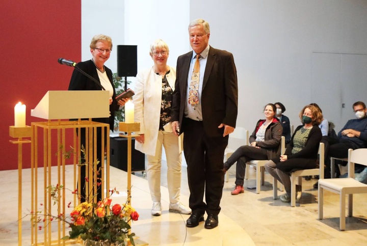 Helga Neudert, Helga Kiesel und Ulrich Geißler